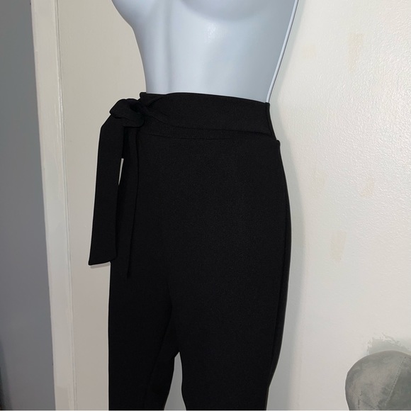Black Dressy Work Pants, Size (S) - Picture 3 of 4